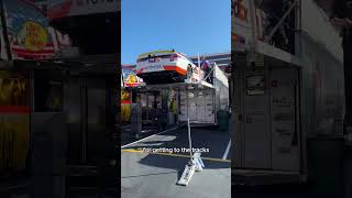 Do NASCAR hauler drivers have their routes memorized NASCAR hauler [upl. by Aerdnwahs]