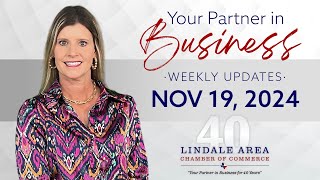 Lindale Chamber Events amp Updates  November 19 2024 [upl. by Asilak]