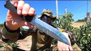 FÄLLKNIVEN A1X EXPEDITION KNIFE  DESTRUCTION TEST  UNTIL IT BREAKS  FALLKNIVEN FAIL  STEEL CoS [upl. by Thay]