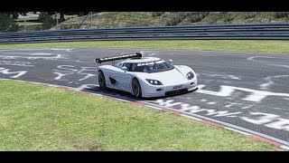 Koenigsegg CCGT 2007 on Nürburgring Nordschleife  Assetto Corsa [upl. by Crissy]