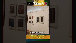 Nageshwar Sharmas Exhibition Jahangir Art Gallery Mumbai 2024 [upl. by Negeam]