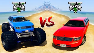 Monster Limo vs Regular Limo  GTA 5 Mods Cars Comparison [upl. by Naesar]