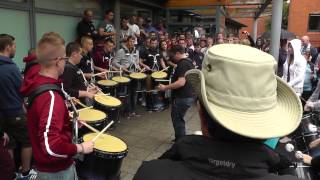 Worlds 2013  Inveraray amp District Pipe Band  Drum Corps Lord Todd Practice  Friday [upl. by Analos121]