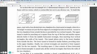 Struggling with Algebraic Topology Part 4 Video 2 Contractible Spaces House w Rooms Intuition [upl. by Kirst721]