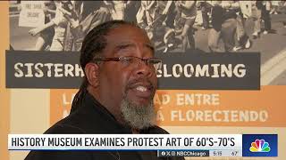 Exhibit at Chicago History Museum examines protest art of 1960s and 1970s [upl. by Ieppet]