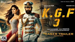 KGF Chapter 3  Trailer 2024  Rocking Star Yash Sanjay Dutt  Prashant Neel  Hombale Films [upl. by Fritts]