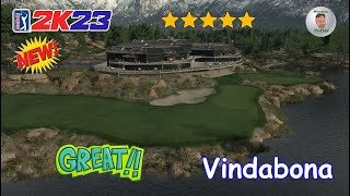 PGA Tour 2K23  Vindabona  Showcase with Flyover [upl. by Yerac]