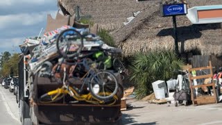 Siesta Key Florida  Hurricane Helene Destruction Aftermath  Beaches Open Kinda [upl. by Ennirac]