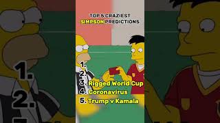 TOP 5 CRAZIEST SIMPSONS PREDICTIONS 😭 thesimpsons kamalaharris predictions [upl. by Anitsahs]