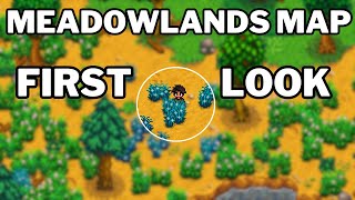 Meadowlands Farm Map First Look  Stardew Valley 16 [upl. by Firahs]