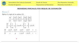 DERIVADAS PARCIALES  Ejercicio1 [upl. by Ellessig]