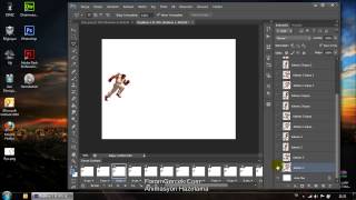 Photoshop Animasyon Hazırlama Çizgi film [upl. by Anaeli]