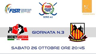 Serie A1  G3  Hockey Sarzana x Amatori Wasken Lodi [upl. by Mariano]