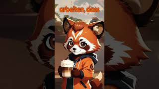 Charakter Sheet nachher im Stream vtuber furry redpanda artist shorts short twitch [upl. by Alrad]