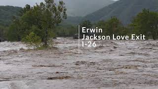 Flooding Day 2 Sept 27 2024 Erwin TN [upl. by Atteloc]