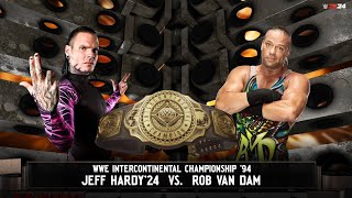 FULLLENGTH MATCH  Raw  RVD vs Jeff Hardy  Title vs Title Ladder Match [upl. by Enrak785]