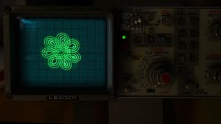 Oscilloscope Music Jerobeam Fenderson Spirals LEADER LBO324 [upl. by Sivartal896]