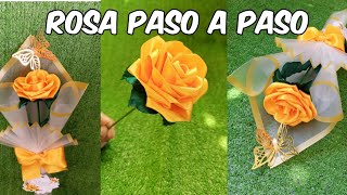 tutorial de rosa eterna paso a paso [upl. by Asereht929]