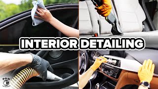 How To Clean A Car Interior From Top To Bottom [upl. by Enyamrahs]