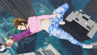 GTA 5 Parkour Fails  Flooded Los Santos  Ragdolls ep11 [upl. by Bogie245]