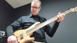 Adamovic Saturn 5 wOlive top at John Fox Bass [upl. by Elboa]