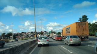 como dirigir em rodoviaBR  com deslocamento de faixas e congestionamento [upl. by Llovera]