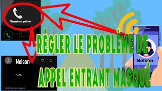 Régler le problème de APPEL ENTRANT MASQUÉ sur smartphone [upl. by Aurore183]