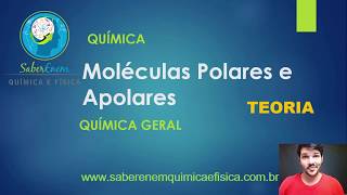 Moléculas Polares e Apolares Química [upl. by Kentigerma]