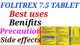 Folitrex 75 tablet best uses benifits precaution and side effects in hindi [upl. by Ahsaeyt]