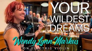 quotYour Wildest Dreamsquot by The Moody Blues on Electric Violin Excerpt [upl. by Tat571]