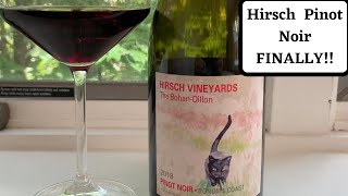 Finally Trying a Pinot Noir from Hirsch Vineyards  Special Wines [upl. by Letney]