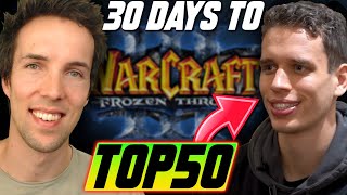 Grubby has 30 DAYS to make a top 50 player out of Starcraft 2 player Harstem  WC3  Coaching 1 [upl. by Attehcnoc]