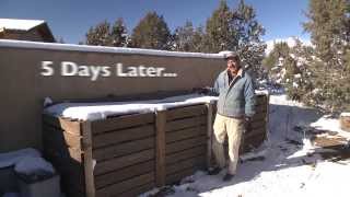 Winter Compost Why and how you turn compost in the winter [upl. by Aldos480]