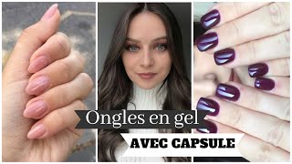 ONGLES EN GEL AVEC CAPSULE FACILE  TUTO  Produits nécessaire  💅🏼 [upl. by Kirred]