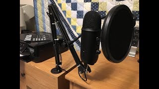 Professional Microphone Stand For The Blue Yeti Nano HD REVIEW [upl. by Sinnaoi]