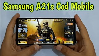 Samsung A21s Cod Mobile Test Max Graphics [upl. by Elwira]