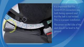 Car Seat Installation Evenflo Momentum 65™ SureLATCH® [upl. by Novi]