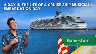 A DAY IN THE LIFE OF A CRUISE SHIP MUSICIAN EMBARKATION DAY  CRUISE SHIP VLOG Harry Michael [upl. by Llywellyn]