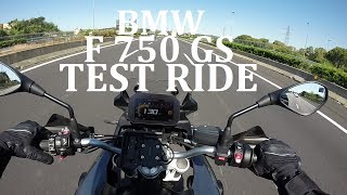 BMW F 750 GS  Test Ride Completo [upl. by Bullock]