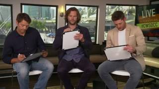 Jared Jensen and Misha QampA at SDCC 2017 [upl. by Ardnaet]