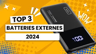 TOP 3 Batteries Externes 2024  Anker JIGA INIU  Lequel Choisir   Comparatif amp Avis [upl. by Sebbie]