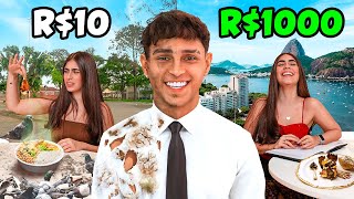 TÔ NAMORANDO ENCONTROS DE 10 100 E 1000 REAIS COM A RAJAH [upl. by Adniral318]