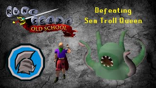 OSRS Ironman  Defeating Sea Troll Queen in Swan Song Low stats [upl. by Sully]