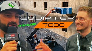 NEW Equipter 7000 Giant Boom Lift Trailer for Roofing [upl. by Magavern]