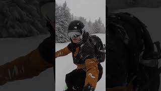 Snowboarding Powder Okemo Mountain Vermont [upl. by Eeb123]