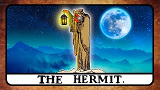 THE HERMIT Tarot Card Explained ☆ Meaning Secrets History Reading Reversed ☆ [upl. by Aonehc]