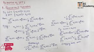 DSP22 Parsevals theorem in digital signal  EC Academy [upl. by Nnaihs674]