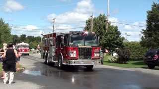 2013 Pincourt firetruck parade  August 10 2013 [upl. by Hashim]