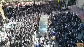 Levaya of Skulener Rebbe Boro Park  BP24 [upl. by Ahsienor550]