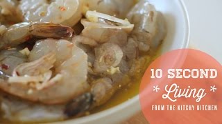 How to Marinate Shrimp  10 Second Living [upl. by Jepson]